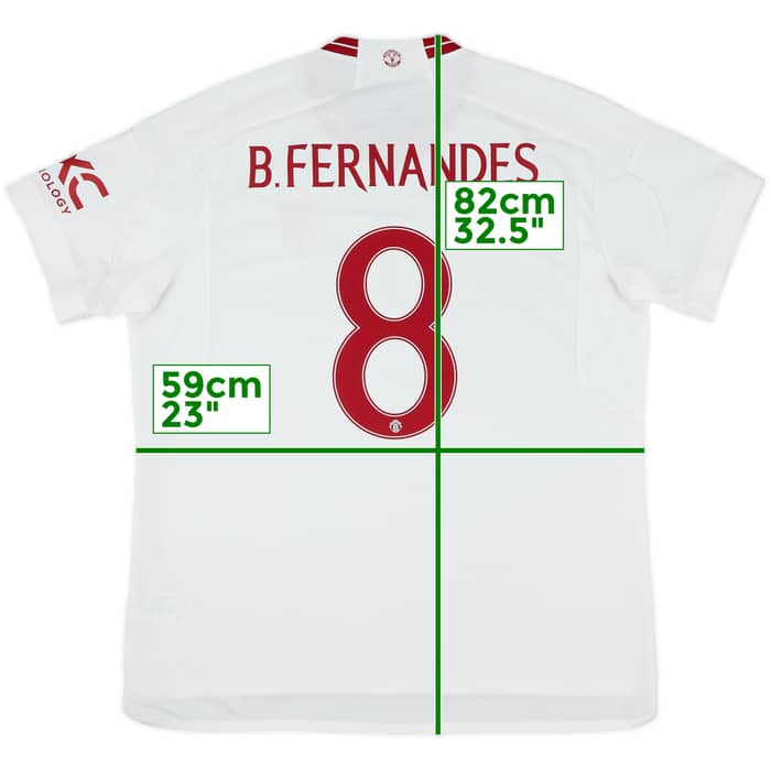 2023-24 Manchester United Third Shirt B.Fernandes #8 - 9/10 - (XL)