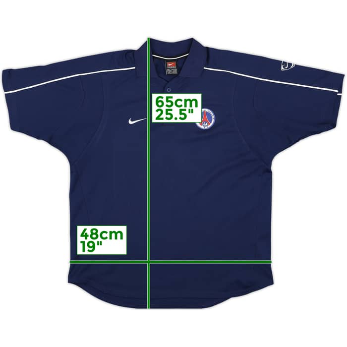 1998-99 Paris Saint-Germain Nike Polo Shirt - 7/10 - (L)
