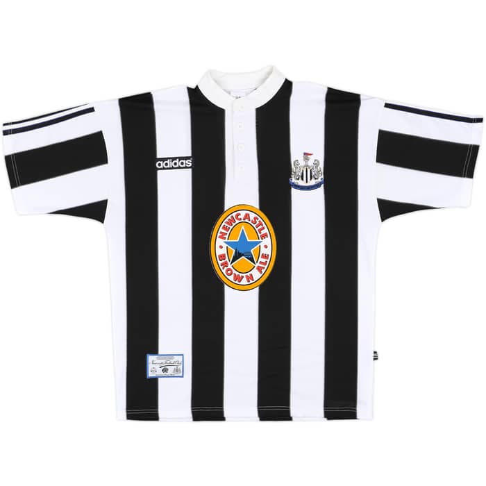 1995-97 Newcastle Home Shirt Shearer #9 - 10/10 - (L)