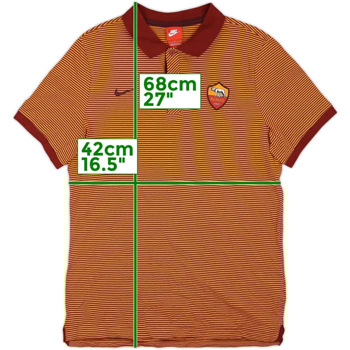 2016-17 Roma Nike Polo Shirt - 9/10 - (L)