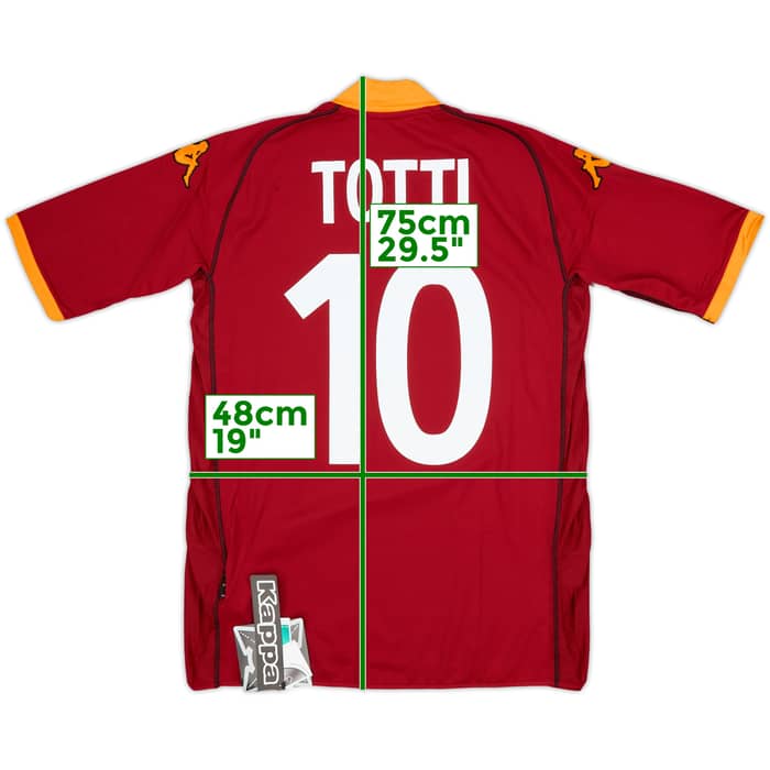 2002-03 Roma Home Shirt Totti #10 (L)