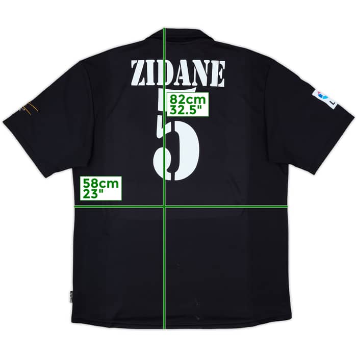 2002-03 Real Madrid Centenary Away Shirt Zidane #5 - 5/10 - (L)