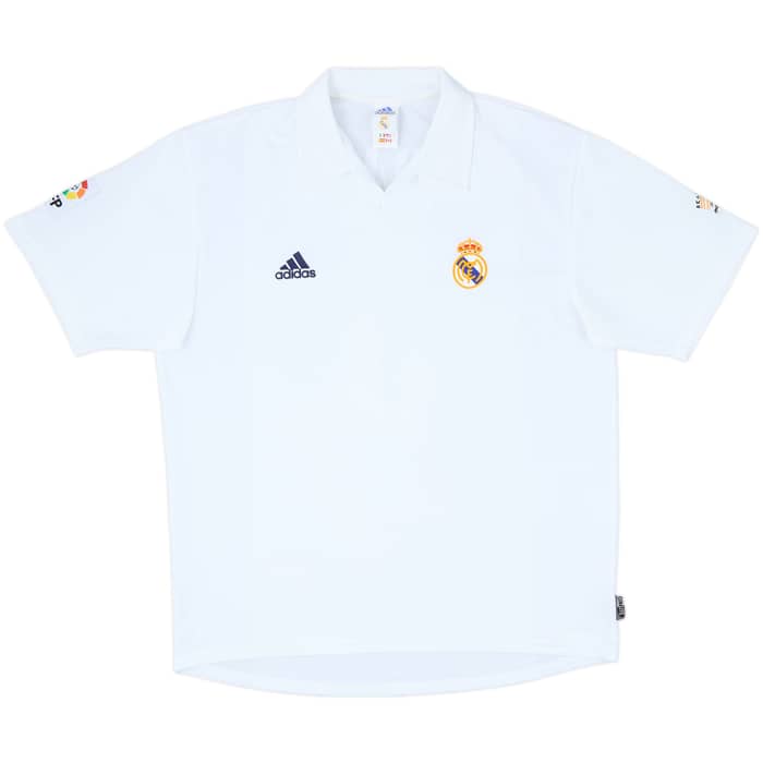 2001 Real Madrid Home Shirt Zidane #5 - 9/10 - (L)