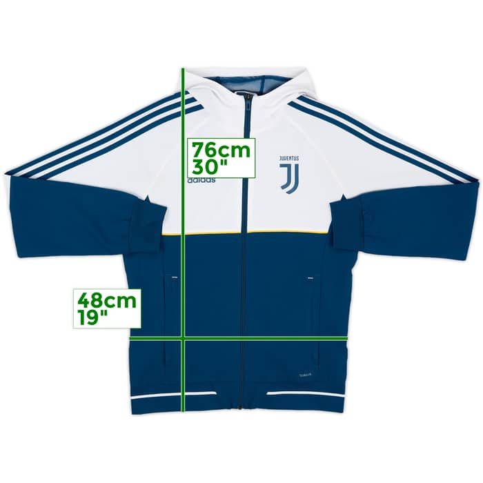 2017-18 Juventus adidas Hooded Track Jacket - 8/10 - (S)