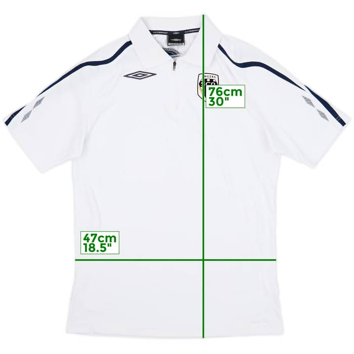 2010-11 Angers Umbro 1/4 Zip Polo Shirt - 7/10 - (M)