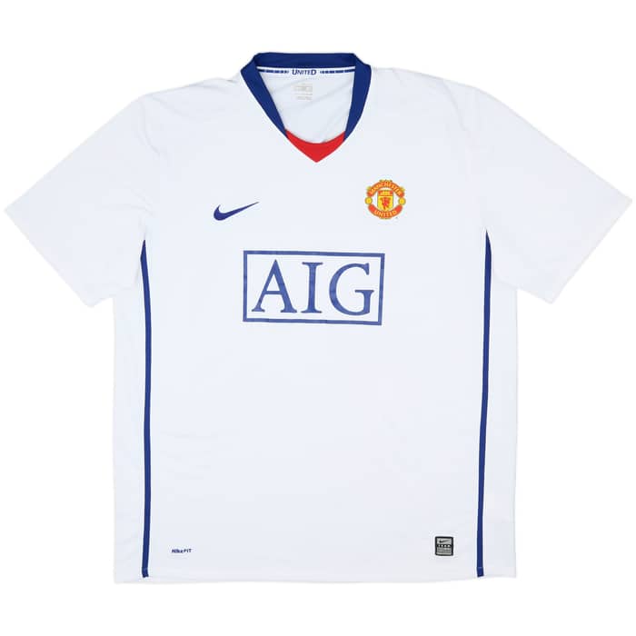 2008-10 Manchester United Away Shirt J.S.Park #13 - 7/10 - (XL)