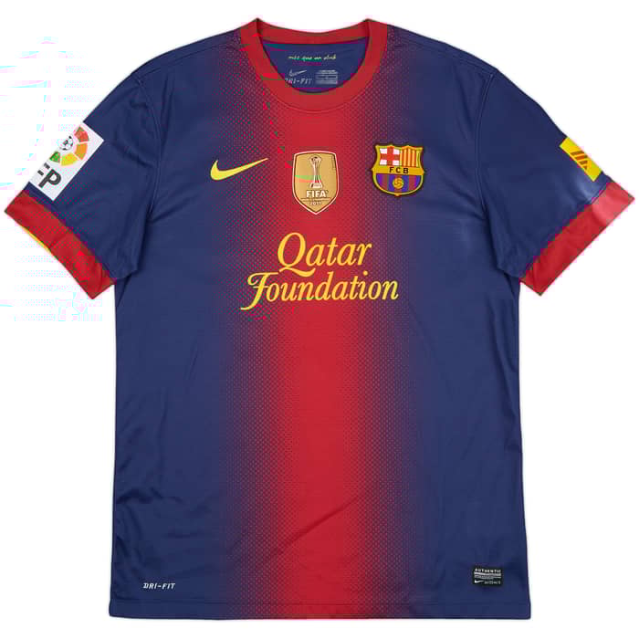 2012-13 Barcelona Home Shirt A.Iniesta #8 - 8/10 - (M)