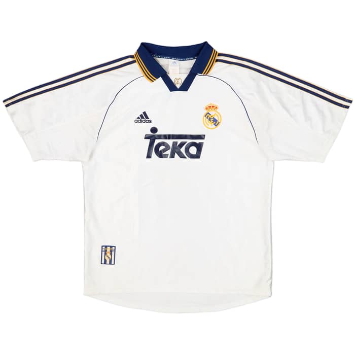 1998-00 Real Madrid 'Final Copa De Europa' Home Shirt - 8/10 - (L)