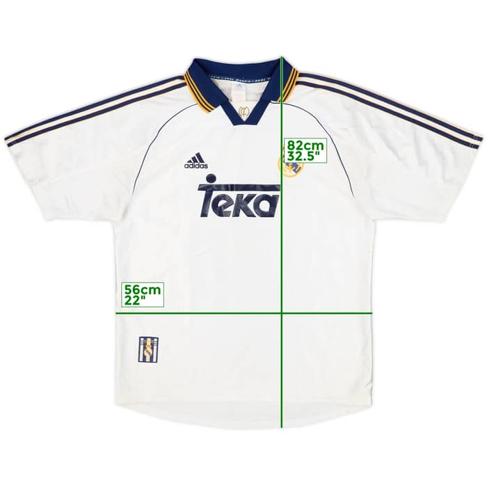 1998-00 Real Madrid 'Final Copa De Europa' Home Shirt - 8/10 - (L)