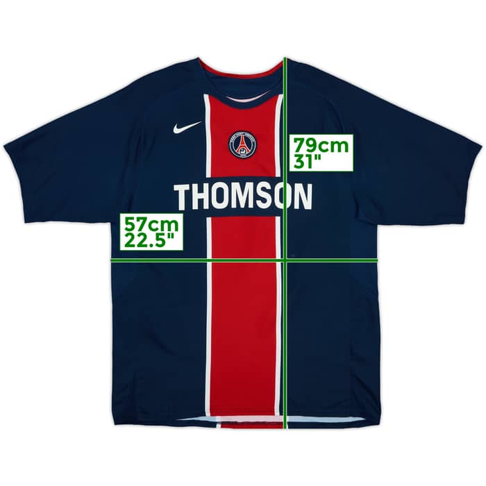 2005-06 Paris Saint-Germain Home Shirt - 7/10 - (XL)