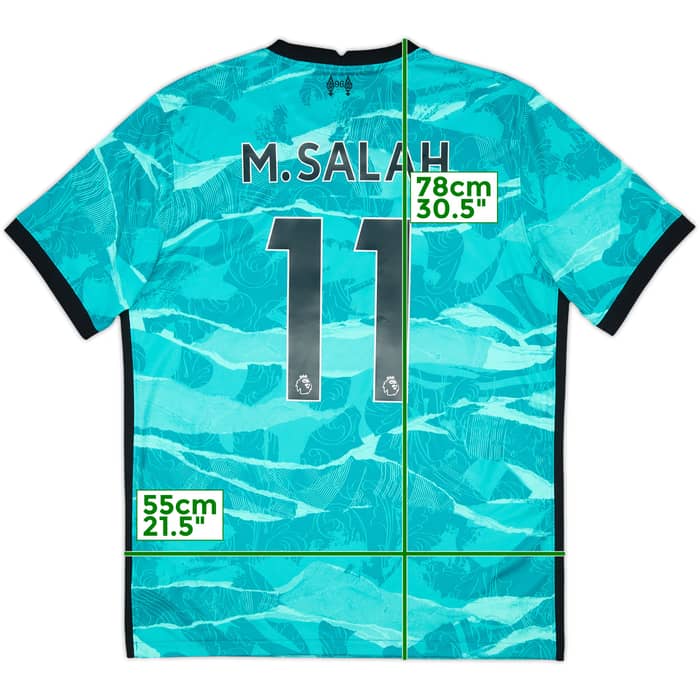2020-21 Liverpool Away Shirt M.Salah #11 - 8/10 - (L)
