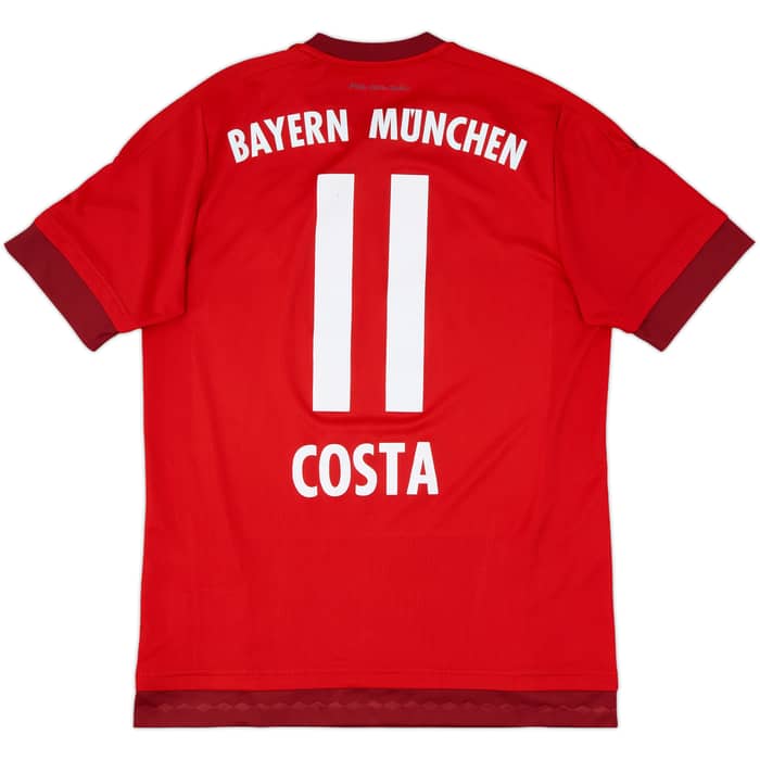 2015-16 Bayern Munich Home Shirt Costa #11 - 6/10 - (M)