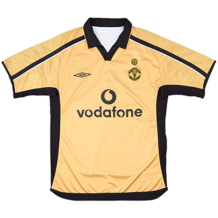 2001-02 Manchester United Centenary Away/Third Shirt Veron #4 - 10/10 - (M)