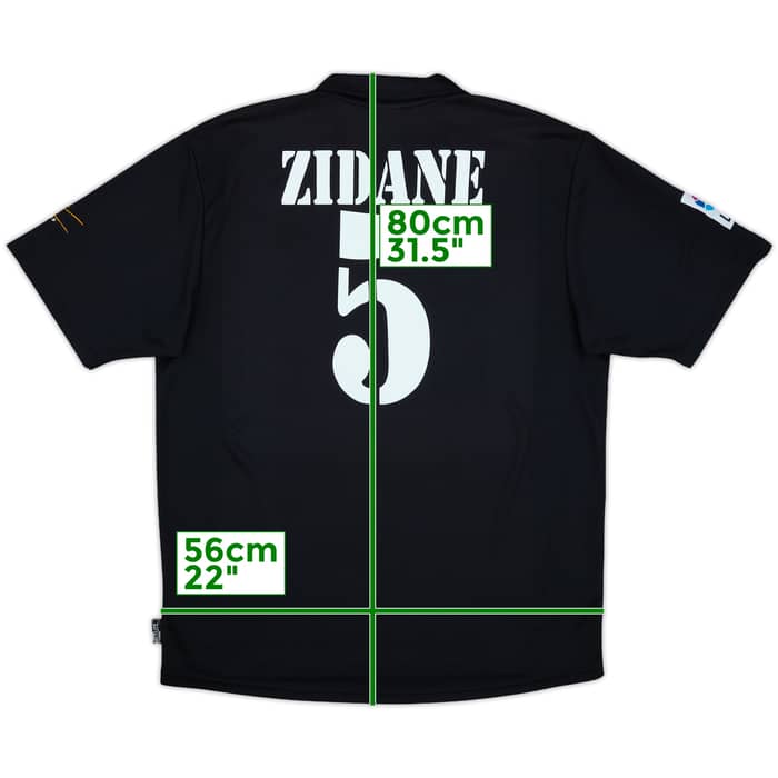 2002-03 Real Madrid Centenary Away Shirt Zidane #5 - 7/10 - (L)