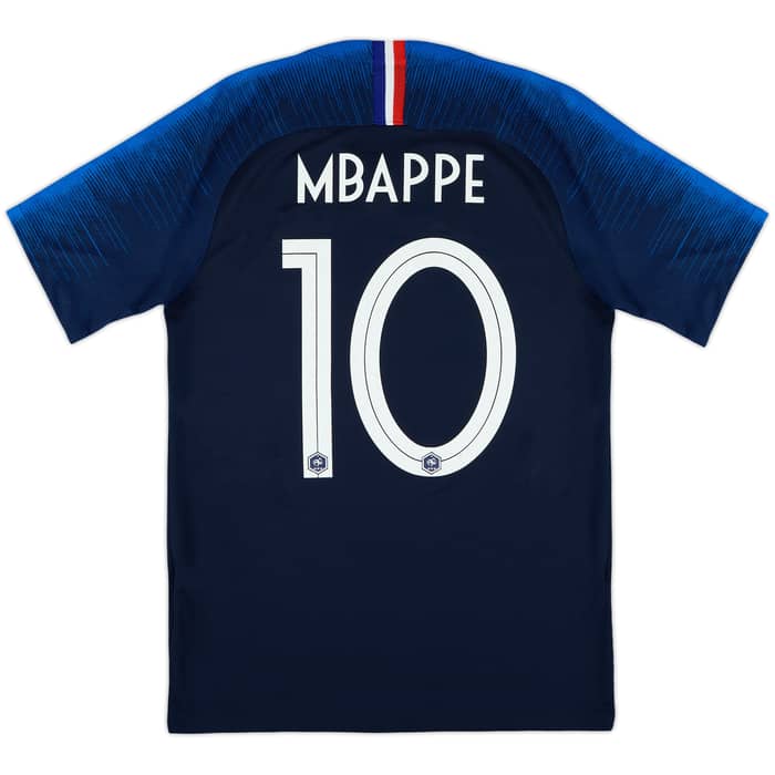 2018 France Home Shirt Mbappe #10 - 10/10 - (S)