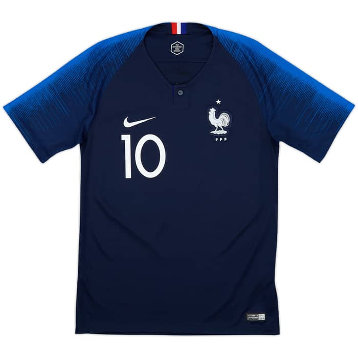 2018 France Home Shirt Mbappe #10 - 10/10 - (S)