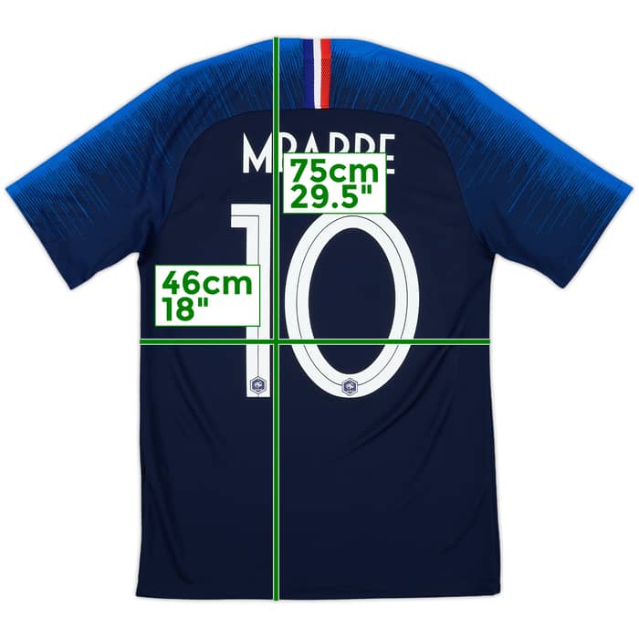 2018 France Home Shirt Mbappe #10 - 10/10 - (S)