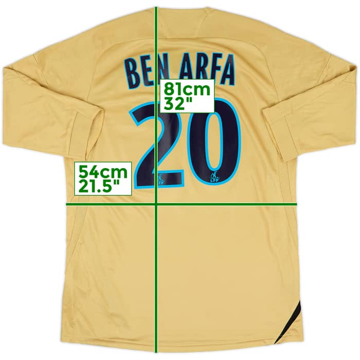 2008-09 Olympique Marseille Third Shirt Ben Arfa #20 - 7/10 - (L)