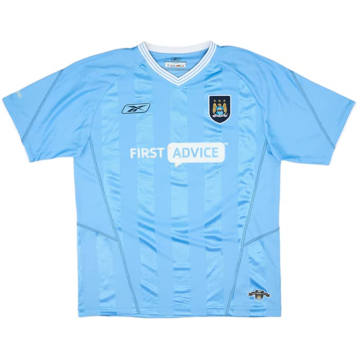 2003-04 Manchester City Home Shirt Anelka #39 - 6/10 - (M)