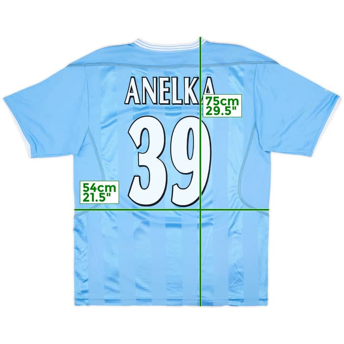 2003-04 Manchester City Home Shirt Anelka #39 - 6/10 - (M)