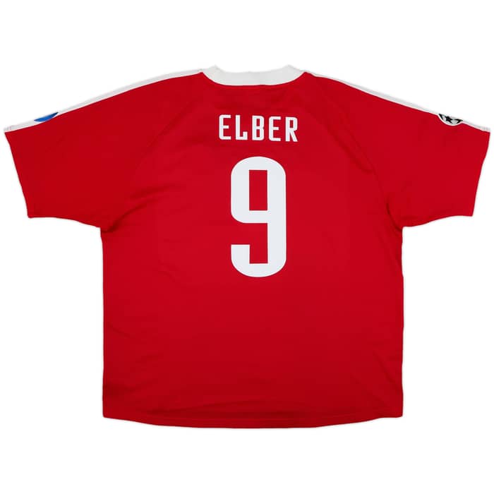 2000-01 Bayern Munich CL Home Shirt Elber #9 - 7/10 - (XL)