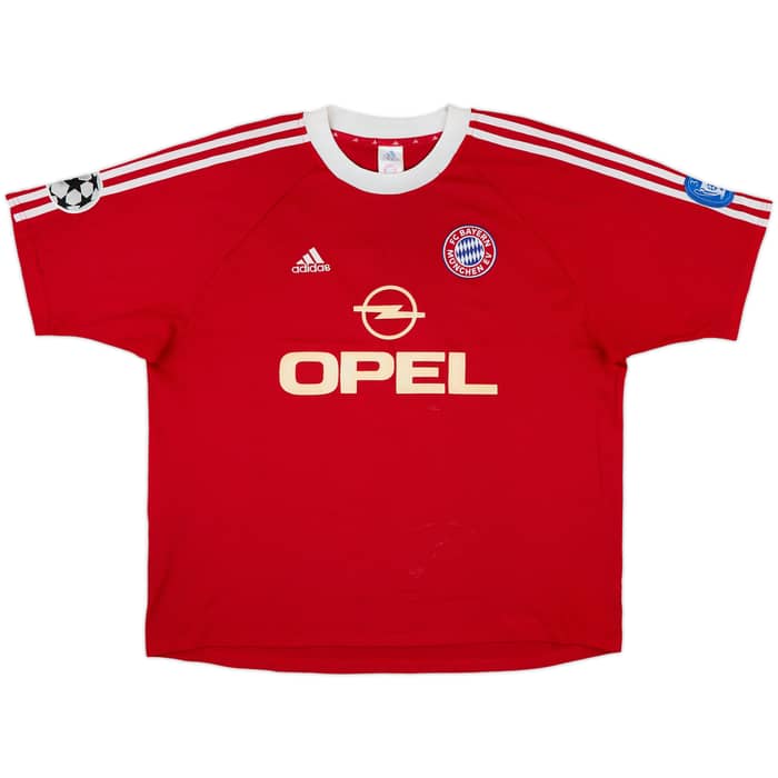 2000-01 Bayern Munich CL Home Shirt Elber #9 - 7/10 - (XL)