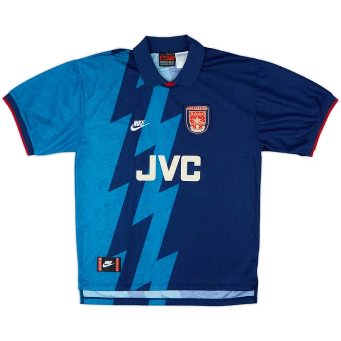 1995-96 Arsenal Away Shirt Wright #8 - 8/10 - (L)