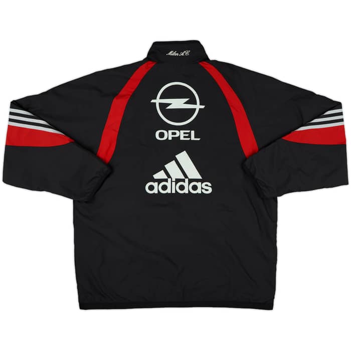 2003-04 AC Milan adidas Reversible 1/4 Zip Drill Top - 7/10 - (M)