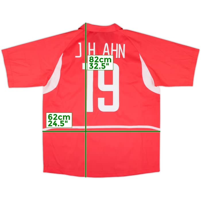 2002-03 South Korea Home Shirt J.H.Ahn #19 - 8/10 - (XL)