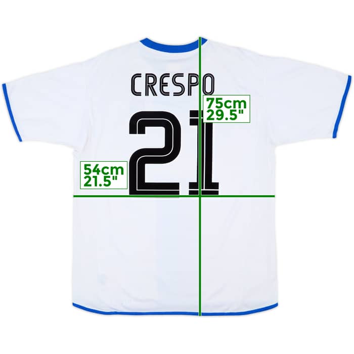 2003-05 Chelsea Away Shirt Crespo #21 - 6/10 - (L)