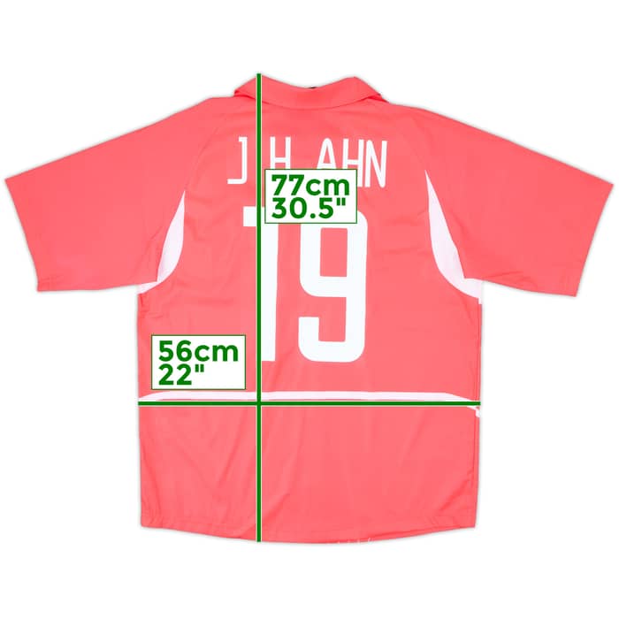 2002-03 South Korea Home Shirt J.H.Ahn #19 - 9/10 - (L)