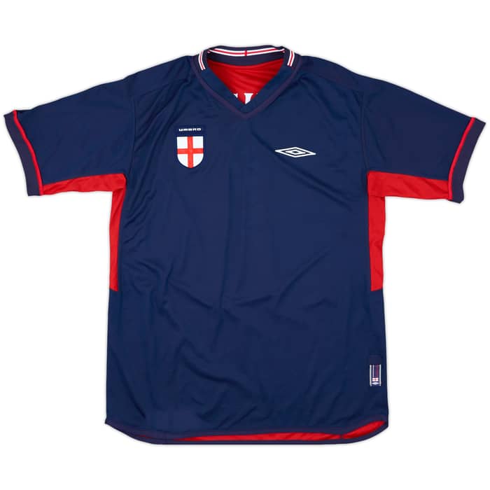 2002-04 England Away Shirt Heskey #11 - 10/10 - (L)