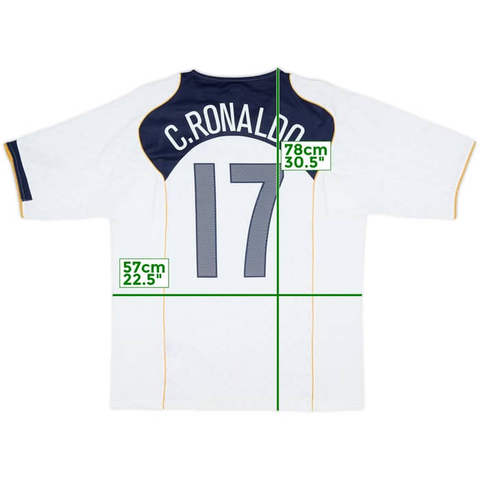 2004-06 Portugal Away Shirt C.Ronaldo #17 - 9/10 - (L)