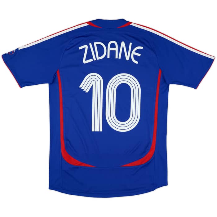 2006-07 France Home Shirt Zidane #10 - 9/10 - (S)