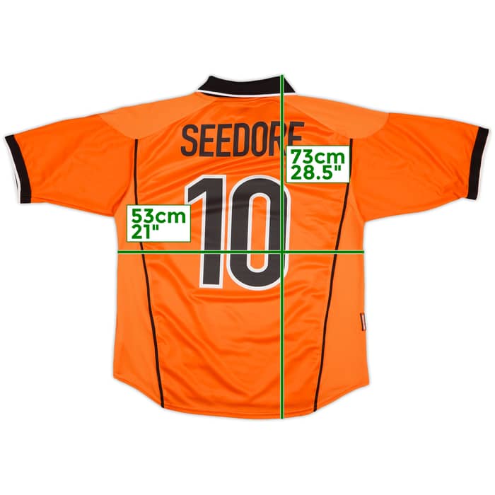 1998-00 Netherlands Home Shirt Seedorf #10 - 8/10 - (M)