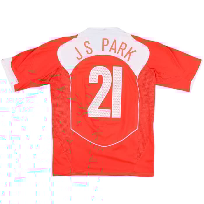 2004-06 South Korea Home Shirt J S Park #21 - 7/10 - (L)