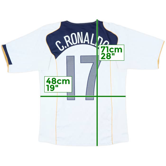 2004-06 Portugal Away Shirt C.Ronaldo #17 - 7/10 - (M)