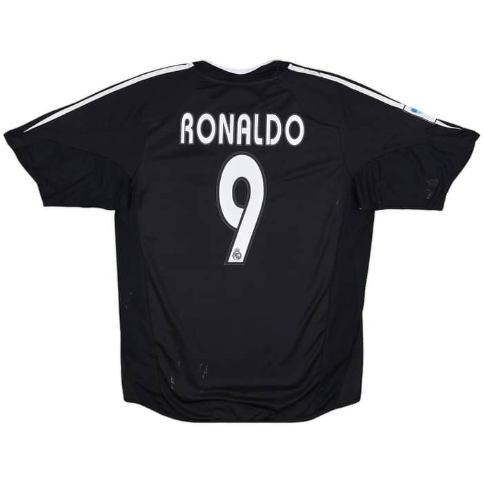 2004-05 Real Madrid Away Shirt Ronaldo #9 - 6/10 - (M)