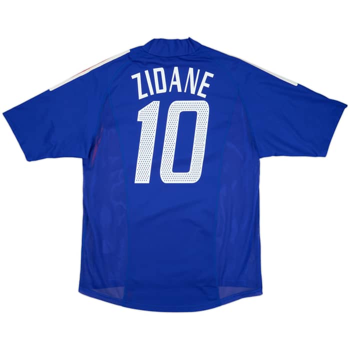 2002-04 France Player Issue Home Shirt Zidane #10 - 7/10 - (L)