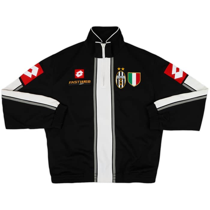2001-02 Juventus Lotto 1/4 Zip Track Jacket - 8/10 - (M)