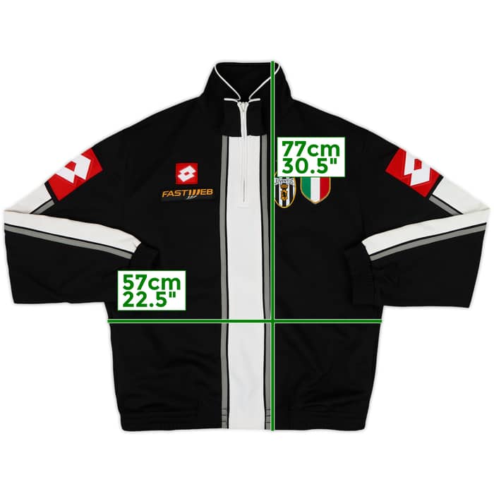 2001-02 Juventus Lotto 1/4 Zip Track Jacket - 8/10 - (M)