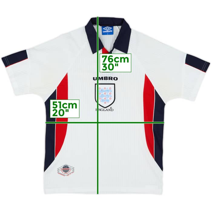 1997-99 England Home Shirt - 5/10 - (M)