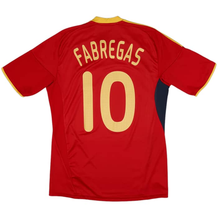 2009 Spain Home Shirt Fabregas #10 - 8/10 - (M)