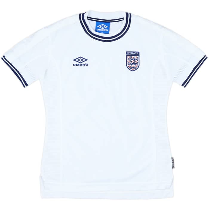 1999-01 England Home Shirt - 8/10 - (Women's L)