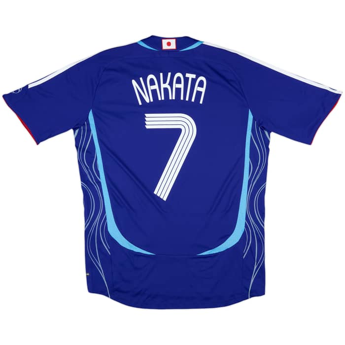 2006-08 Japan Home Shirt Nakata #7 - 8/10 - (M)