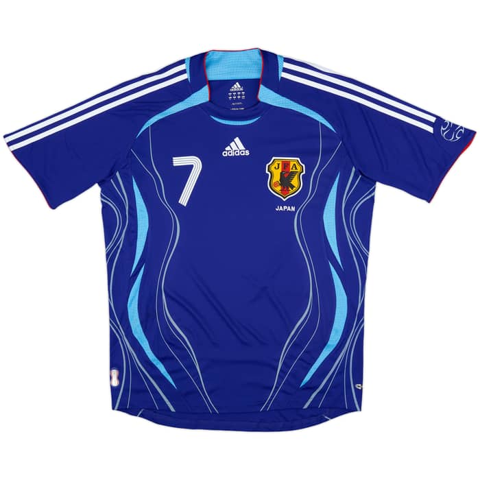 2006-08 Japan Home Shirt Nakata #7 - 8/10 - (M)