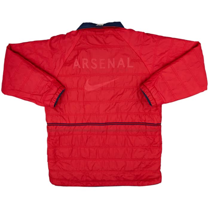 1998-99 Arsenal Nike Reversible Padded Bench Coat - 7/10 - (XL)