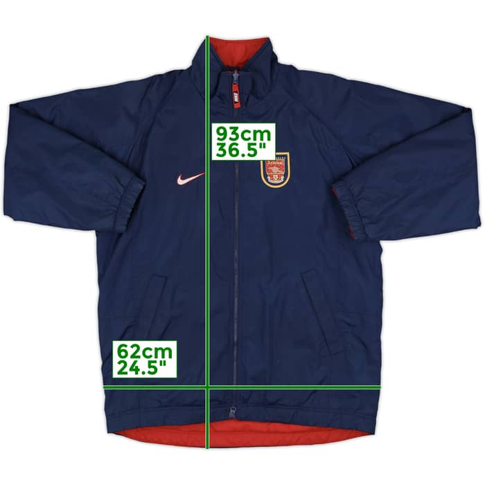 2001-02 Arsenal Nike Padded Bench Coat - 8/10 - (XL)
