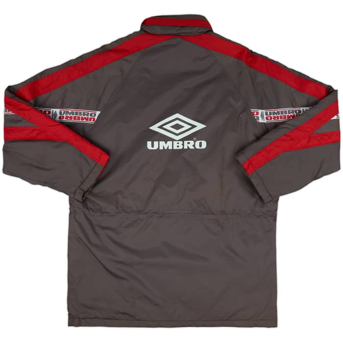 1995-96 Ajax Umbro Padded Bench Coat - 8/10 - (L)