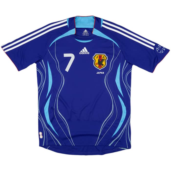2006-08 Japan Home Shirt Nakata #7 - 8/10 - (S)